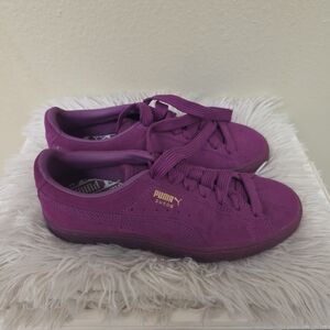 Puma Women's Suede Sneakers in Rich Purple